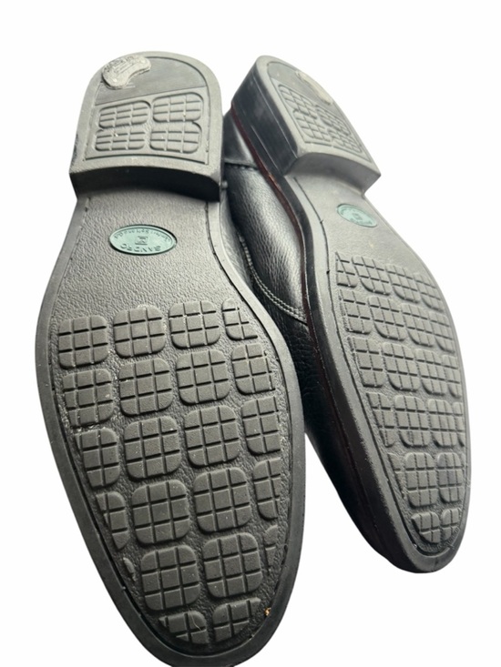 Sandro Black Leather Loafer Slip On Men\'s 11D Pebble Leather Comfort Soft main image 4
